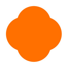 Retro geometric abstract shape elements