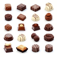 Fototapeta premium A delectable assortment of chocolates
