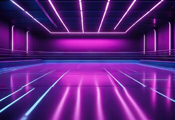 3d render abstract violet blue neon background Dark empty room with glowing floor Empty ice arena stock photoNeon Lighting Neon Colored Backgrounds Abstract Backgrounds Black