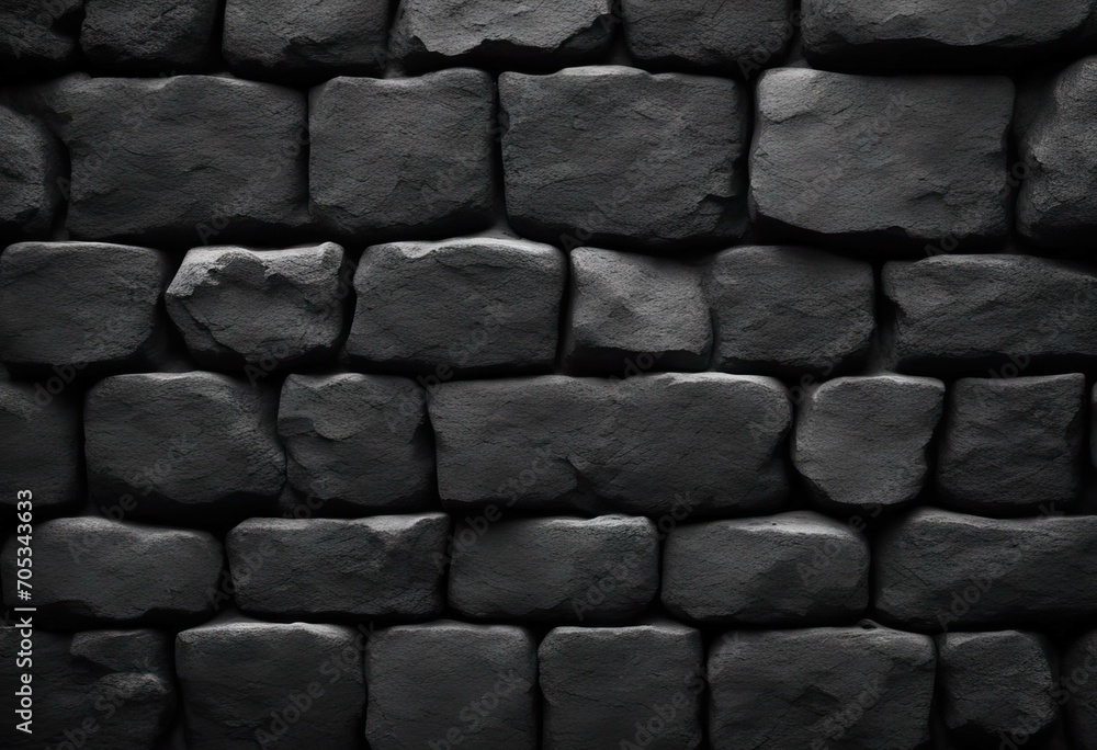 Poster black stone wall texture stock photorock object textured textured effect stone object stone