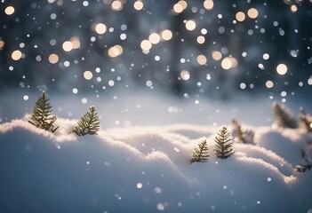 Obraz na płótnie Canvas Original beautiful background on a Christmas theme with snowdrifts fir branches and a place for text stock photoBackgrounds Winter Christmas Vacations