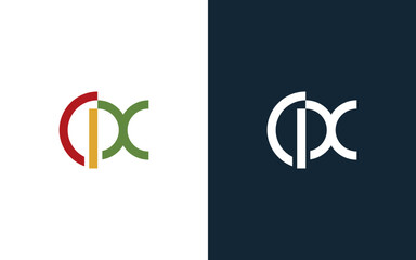 CPX letter logo design on black background. CPX creative initials letter logo concept. CPX letter design.