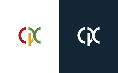 CPX letter logo design on black background. CPX creative initials letter logo concept. CPX letter design.