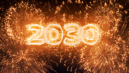 Happy New Year 2030 graphic