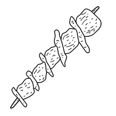 Indonesian food sate