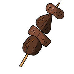 Indonesian food sate