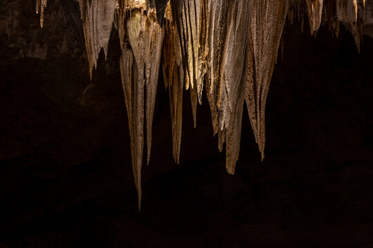 The Chandelier Hangs As a Centerpiece In Carlsbad Caverns