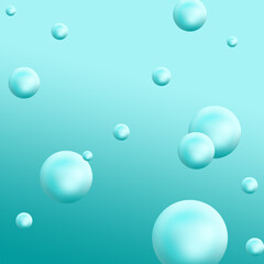 Water drops on gradient background bubble color concept graphic for illustration