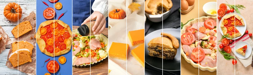 Foto op Plexiglas Set of tasty natural pies © Pixel-Shot