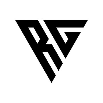 Triangle Letter RG Logo