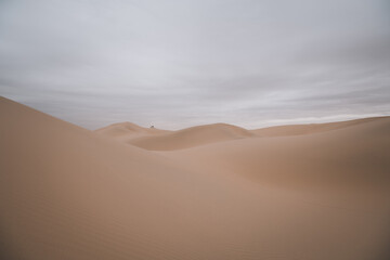 Desert scene in Wuhai . Inner Mongolia. China.