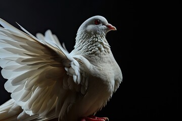 Obraz premium a couple dove flap the wings , 