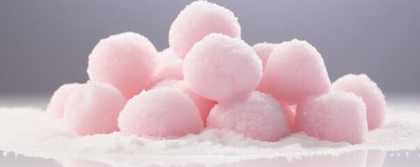 Puffy sugar tufts Packed with an airy texture reminiscent of a soft cumulus cloud, these sugar tufts conceal an enchanting explosion of saccharine flavor guaranteed to transport your taste