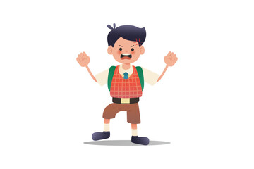 Boy's Expression When He is Very Angry | Student Edition 