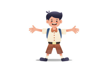 Boy Spreads His Hands  | Student Edition 