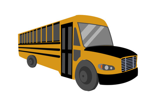 School Bus illustration vector design