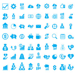 The icons for Business or marketing concept.