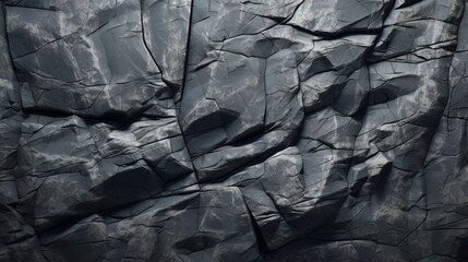 3D rendering of granite wall, texture, brick wall surface, stone wall, rock wall - Generative AI