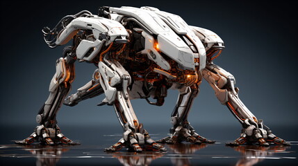  a futuristic quadruped robot - Generative AI