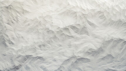 White abstract texture pattern background. Eyes, paper, plaster, gesso, brush strokes, wings, feathers. Generative AI