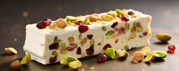Discover a burst of fruity delight as you sink your teeth into this vibrant candy bar, featuring a premium white chocolate exterior studded with an array of dried cranberries, zesty orange