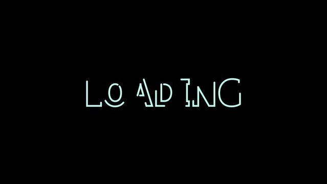 Loading animation video