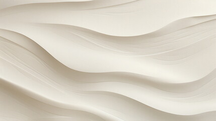 A white paper texture background with wave-like creases. Top view. Close up. Empty. Copy space. Generative AI