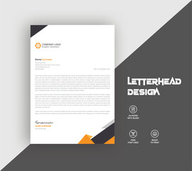 Abstract Letterhead Design Modern Business Letterhead Design Template,modern corporate letterhead template design