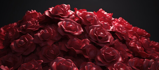 Naklejka premium collection of roses, flower, love 13