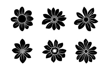 Hand drawn simple flower illustration