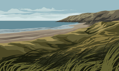 coast of the atlantic ocean © Johnster Designs
