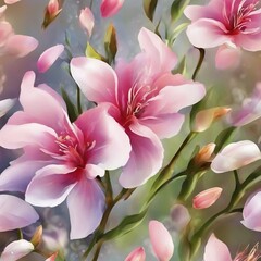 Obraz na płótnie Canvas Springtime Glory: Fragrant Sensations in the Floral Retreat