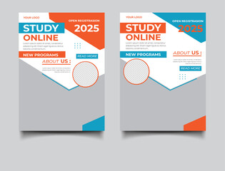 Online study banner template