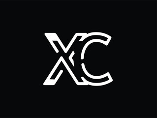 Xc modern letter mark creative design Xc. New Xc word logo