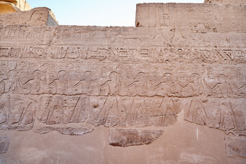 Karnak Temple on the banks of the Nile in Karnak near Luxor Travel Egypt Ancient Egyptian culture