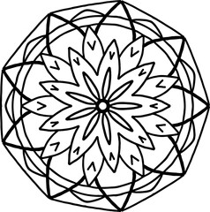 Mandala Circle Ornament Element