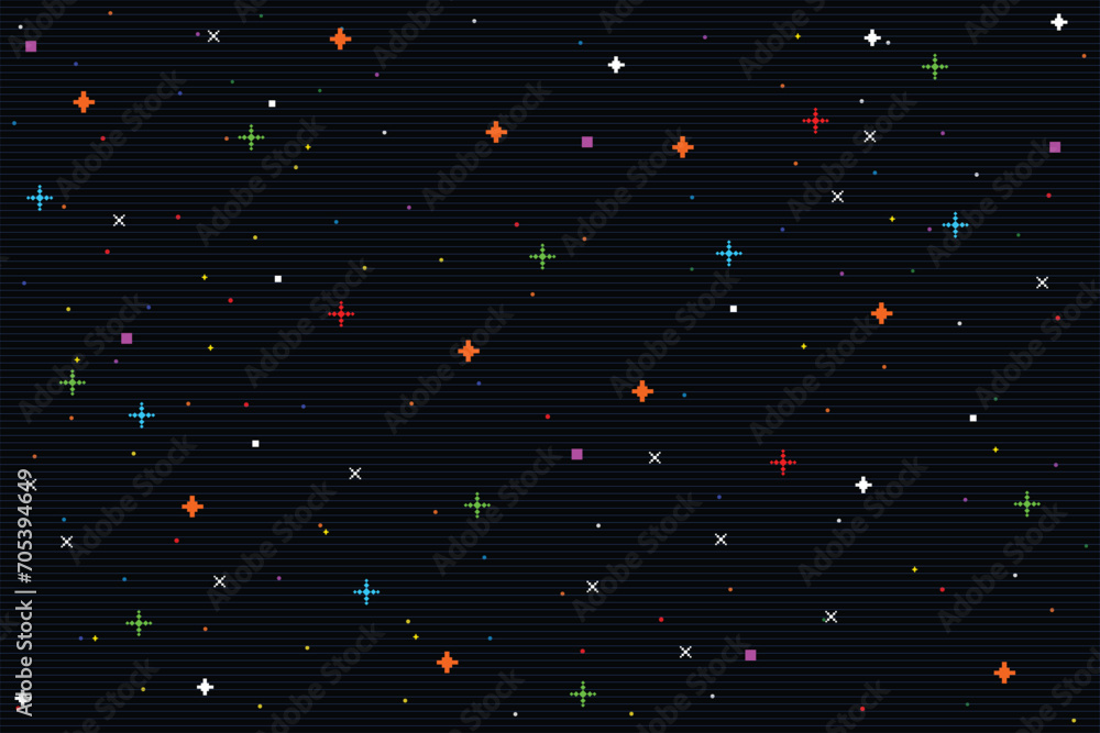 Aufkleber pixel art background. 8 bit game. retro game. for game assets in vector illustrations.