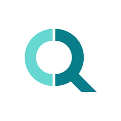 Monogram Q design vector logo. Monogram initial letter mark Q logo design. Monogram design vector logo. Monogram initial letter mark Q logo design. Simple Q monogram. Monogram Q design logo