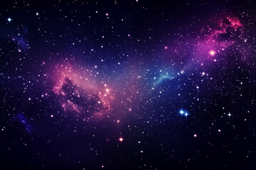 Galaxy night sky