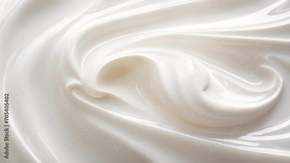 Poster a wispy masterpiece of velvety smoothness this mesmerizing slow motion macro shot of whipped cream s