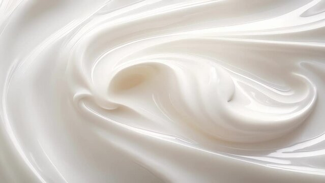 A wispy masterpiece of velvety smoothness this mesmerizing slow motion macro shot of whipped cream showcases the texture of its lightweight structure.