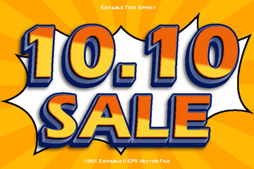 10 10 Sale Editable Text Effect 3d Emboss Gradient Style