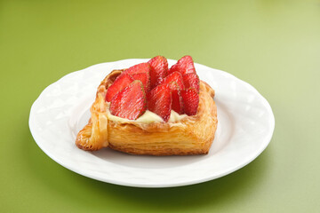 Strawberry Cream Cheese Danish Pastry

