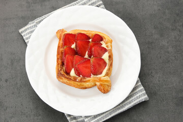 Strawberry Cream Cheese Danish Pastry
