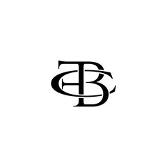 fbc lettering initial monogram logo design