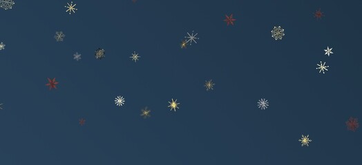 Fototapeta premium Colorful Dreamscapes: Step Into a 3D Rainfall of Radiant Stars