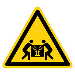 Team Lifting Required Symbol Sign,Vector Illustration, Isolated On White Background Label. EPS10