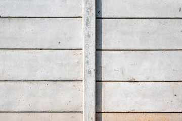 Closeup view of concrete wall block