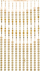 golden Chinese coins that can be flipped and spun, orming an abstract geometric  visual, making it a perfect setting for Chinese New Year events, jackpot commendations, or conferences.