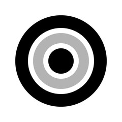 Bullseye Duotone Line 